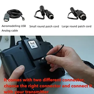 RCmall Flysky USB Flight Simulator Cable for All Transmitters