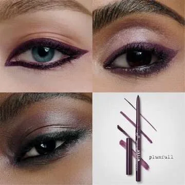 stila Stay All Day® Smudge & Set Waterproof Gel Eye Liner | Waterline-Safe, Long-Lasting Color Wear, Smooth Glide Eyeliner Pencil or Eyeshadow | Plumfull