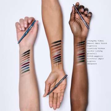 stila Stay All Day® Smudge & Set Waterproof Gel Eye Liner | Waterline-Safe, Long-Lasting Color Wear, Smooth Glide Eyeliner Pencil or Eyeshadow | Plumfull