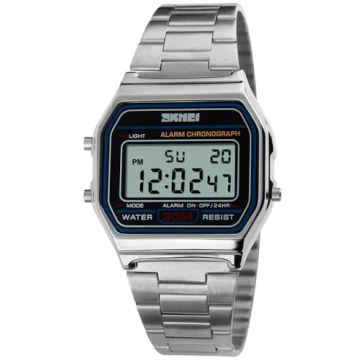 PASOY Unisex Men's Digital Watch - Stylish Multifunctional Timepiece