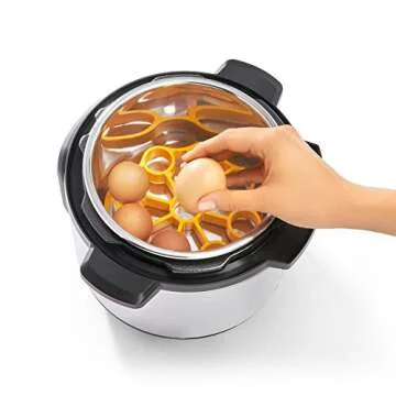 Oxo Good Grips Silicone Egg Rack – Effortless Cooking for 18 Eggs