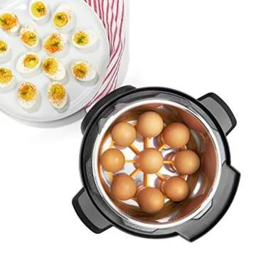 Oxo Good Grips Silicone Egg Rack – Effortless Cooking for 18 Eggs