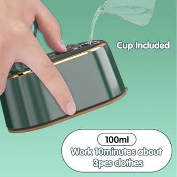 Mini Travel Steamer Efficient Iron for All Fabrics