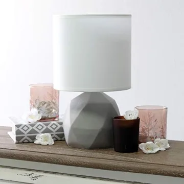 Simple Designs Mini Concrete Table Lamp for Charming Decor
