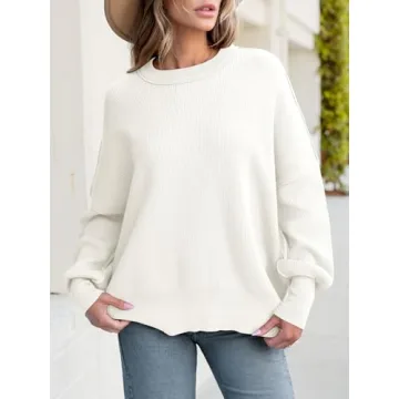 Cozy ANRABESS Women Crewneck Pullover - Perfect for Fall Fashion