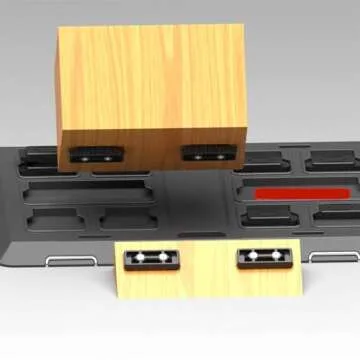 NyVoozy(20pcs-Red Feet Mounting System,Mounting Feet for Milwaukee Packout, Mounting Feet for Milwaukee Packout System