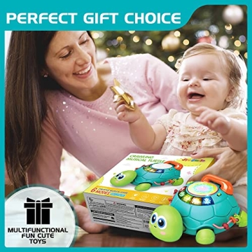 Early Learning Musical Turtle Toy for Kids 6-18 Months