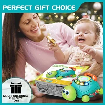 Early Learning Musical Turtle Toy for Kids 6-18 Months