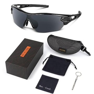 BEACOOL Polarized Sports Sunglasses UV Protection Comfort