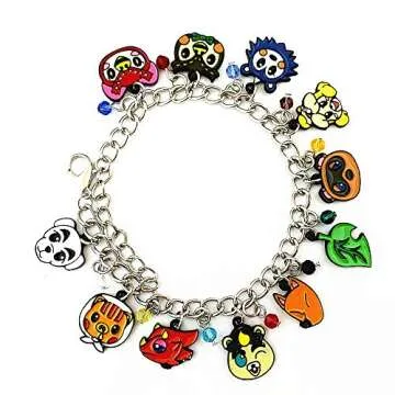 FJCPHAHA Anime Cartoons Charm bracelet Game Gifts for Woman
