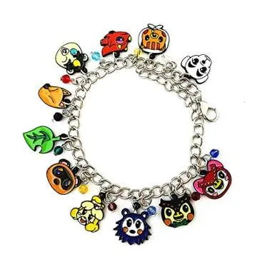 FJCPHAHA Anime Cartoons Charm bracelet Game Gifts for Woman