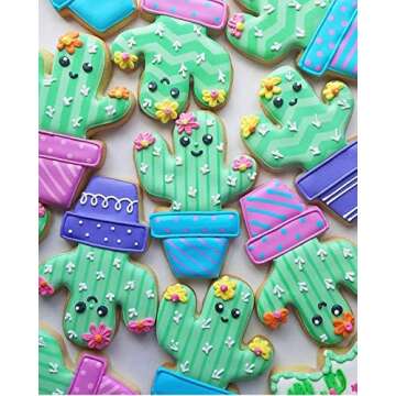 Llama and Cactus Cookie Cutters Set Perfect for Baking