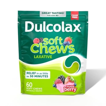 Dulcolax Mixed Berry Soft Chews - Fast & Gentle Constipation Relief