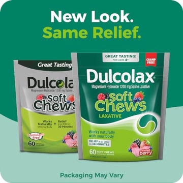 Dulcolax Mixed Berry Soft Chews Gentle Constipation Relief