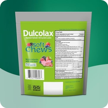 Dulcolax Mixed Berry Soft Chews Gentle Constipation Relief