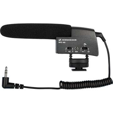 Sennheiser Pro Audio MKE 400 Shotgun Microphone for Professionals
