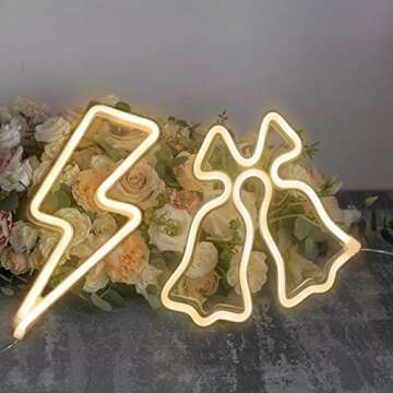 Sunnyglade USB LED Neon Decorative Lights for Parties