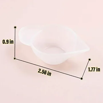 AUEAR 10 Pack Silicone Mold Cup Dispenser for Crafts