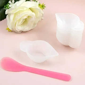 AUEAR 10 Pack Silicone Mold Cup Dispenser for Crafts