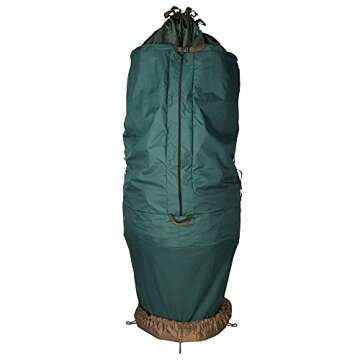[Upright Tree Storage Bag] - Christmas Tree Storage Bag | Hold Artificial Trees up to 9 Feet Tall - Keep Your Fake Tree Assembled | Includes Rolling Tree Stand (9' - XLarge (Wide))