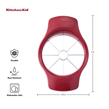 KitchenAid Fruit Slicer in Bold Red - Easy Fruit Prep