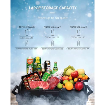 PHILIPS TB7301G Portable 48 Quart Car Refrigerator Cooler