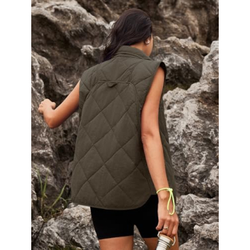 SENSERISE Women's Stylish Lightweight Puffer Vest for Outdoor Fashion