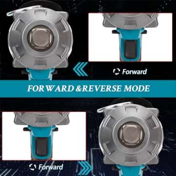 TIKTIK 2000Nm Cordless Impact Gun, 3/4" Brushless High Torque Impact Wrench,5500RPM Power Impact Wrenches w/ 2 * 4.0Ah Battery & Fast Charger,21V Electric Impact Wrenche for Car/Truck RV/Mower