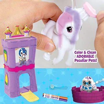 Crayola Scribble Scrubbie Peculiar Pets, Palace Playset with Yeti & Unicorn Toys, Kids Gifts for Girls & Boys, Ages 3, 4, 5, 9