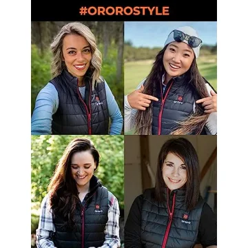 ORORO Women's Lightweight Heated Vest - Stylish & Functional for All Occasions