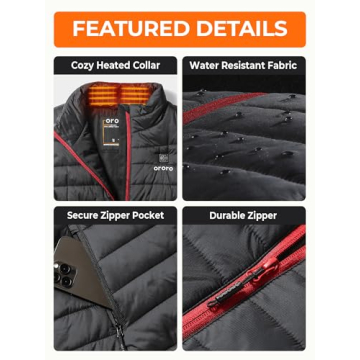 ORORO Women's Heated Vest - Lightweight, Stylish, Versatile