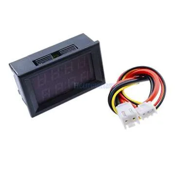 028 Inch Digital DC Voltmeter Ammeter with Red Blue LED Display