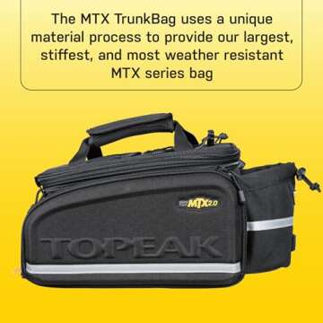 Topeak MTX Trunk Bicycle Bag with Expandable Capacity