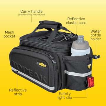 Topeak MTX Trunk Bicycle Bag with Expandable Capacity