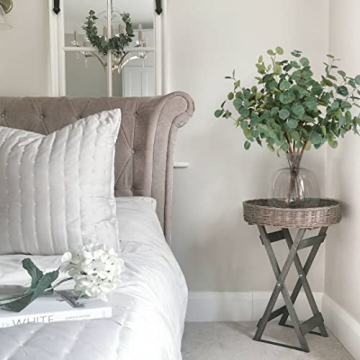 Beferr 6Pcs Faux Eucalyptus Stems for Home Decor