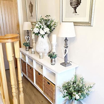 Beferr 6Pcs Faux Eucalyptus Stems for Home Decor