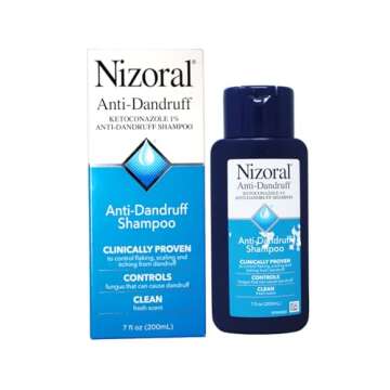 Nizoral Anti-Dandruff Shampoo with 1% Ketoconazole, Fresh Scent, 7 fl oz (2 Pack)