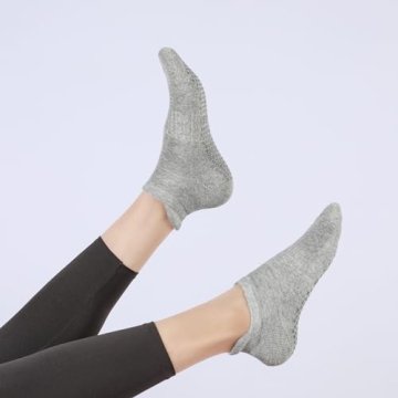 Loudashuaiqi Non-Slip Yoga and Pilates Socks for Women