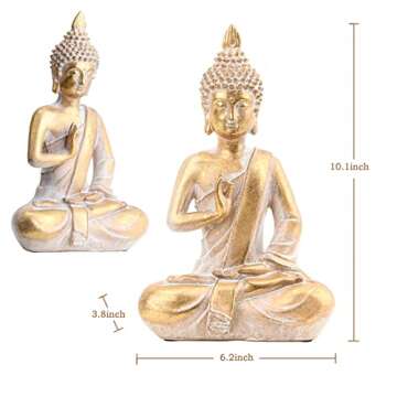 Buddha Statues Buddah Statute Buda – Buddha Statue for Meditation Decor,Buda Statues Spiritual Zen...