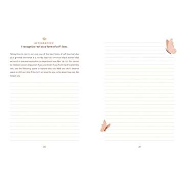 Affirmations for Black Women: A Journal: 100+ Positive Messages and Prompts to Affirm Your Self-Worth, Empower Your Spirit, & Attract Success (Self-Care for Black Women Series)