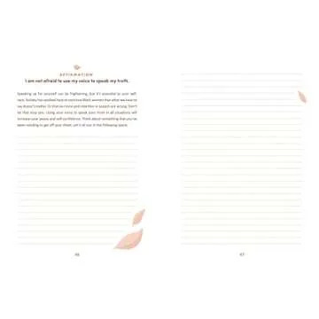 Affirmations for Black Women: A Journal: 100+ Positive Messages and Prompts to Affirm Your Self-Worth, Empower Your Spirit, & Attract Success (Self-Care for Black Women Series)