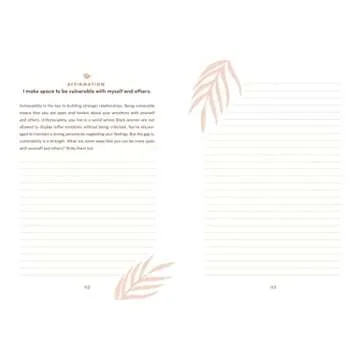 Affirmations for Black Women: A Journal: 100+ Positive Messages and Prompts to Affirm Your Self-Worth, Empower Your Spirit, & Attract Success (Self-Care for Black Women Series)