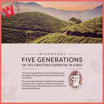 Wissotzky Strawberry Burst Herbal Tea, 20 Tea Bags | Fruity Blend | Caffeine Free Tea | Antioxidant Rich