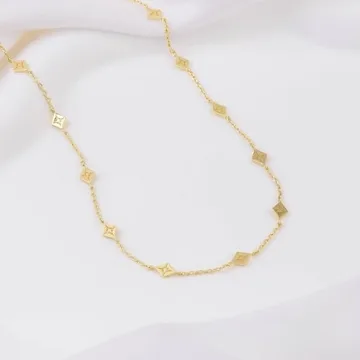 Wanderlust + Co Zyia Gold Choker Necklace 14K Gold Plated