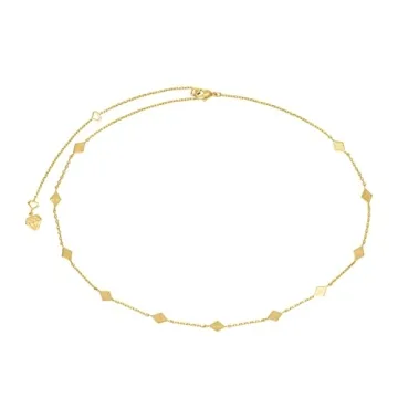 Wanderlust + Co Zyia Gold Choker Necklace 14K Gold Plated