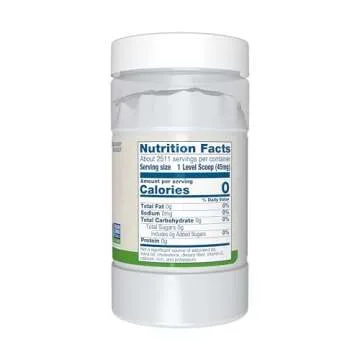 NOW Foods BetterStevia Organic Zero-Calorie Extract Powder, Keto Friendly, Suitable for Diabetics, N...