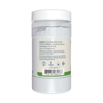 NOW Foods BetterStevia Organic Zero-Calorie Extract Powder, Keto Friendly, Suitable for Diabetics, No Erythritol, 4-Ounce