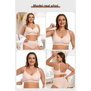 Vertvie Women's Seamless Bra Stylish Supportive Comfort