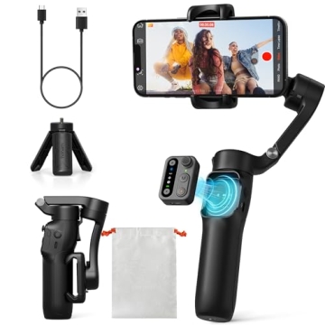 Hohem iSteady X3 SE Gimbal Stabilizer - Portable 3-Axis for iPhone & Android