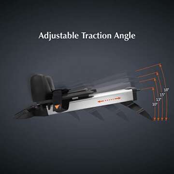 iSTIM WeTrac Cervical Neck Traction, Relaxer and Stretcher, Pain Relief for Spinal Decompression, Relieving Pinched Nerves, and Cervical Pain, Home Use, with Travel Bag